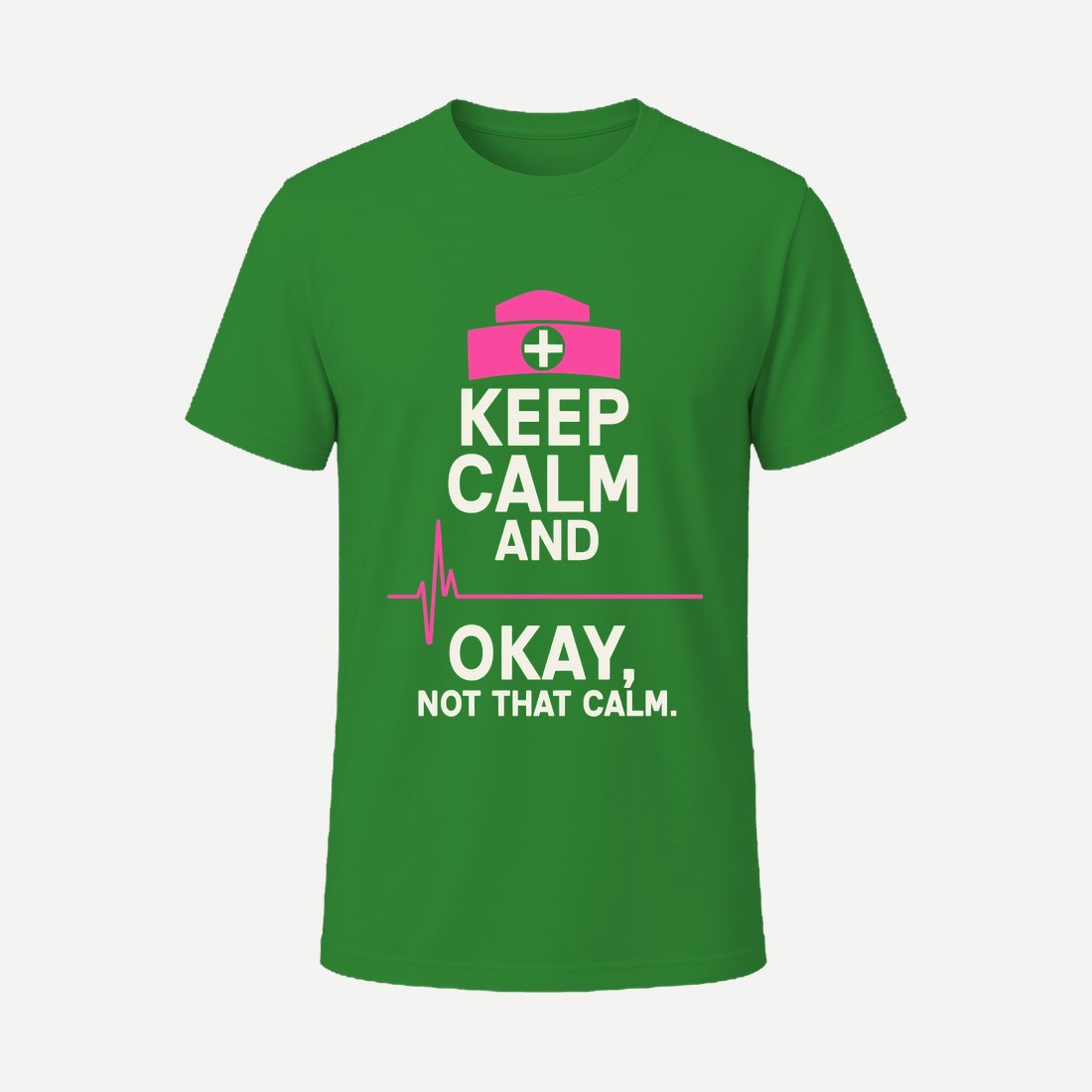 Keep Calm Nurse Green