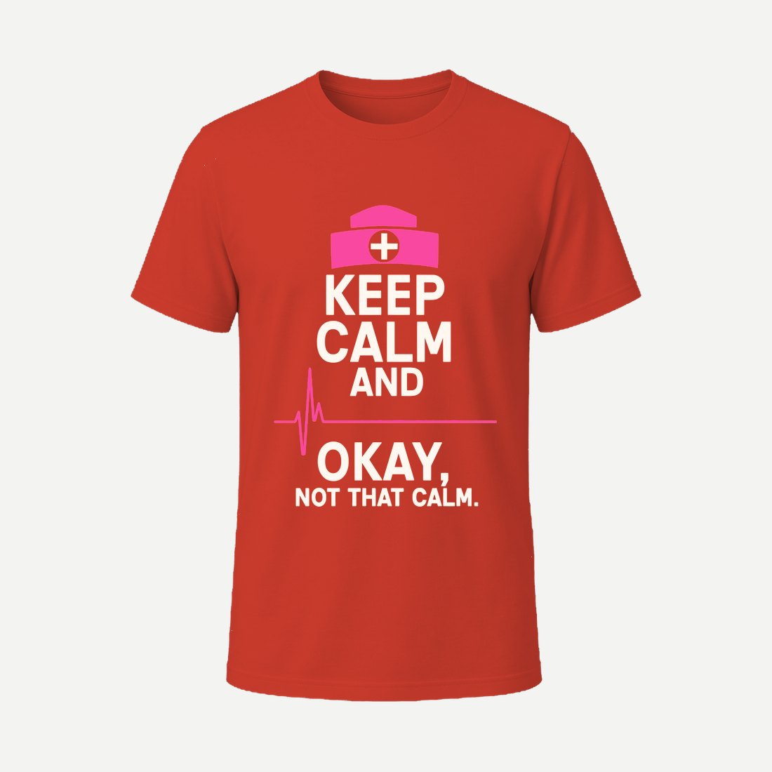 Keep Calm Nurse Red