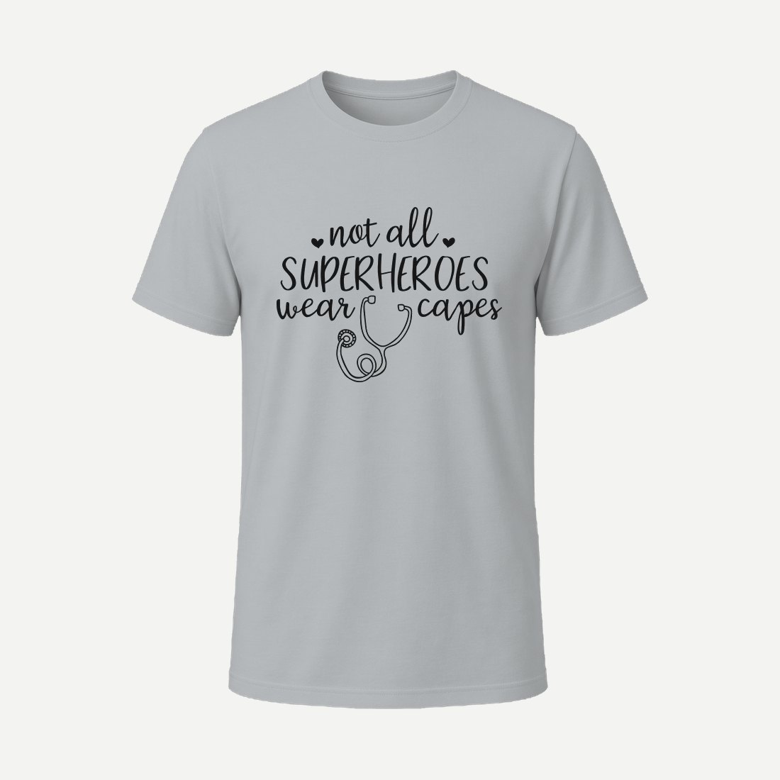 Not All Superheros Wear Capes 01 Charcoal