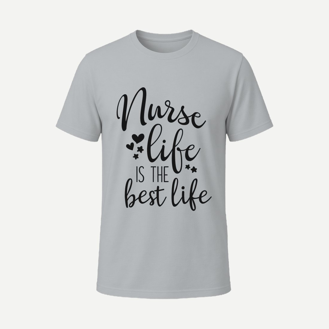 Nurse Life Is the Best Life 01 Charcoal