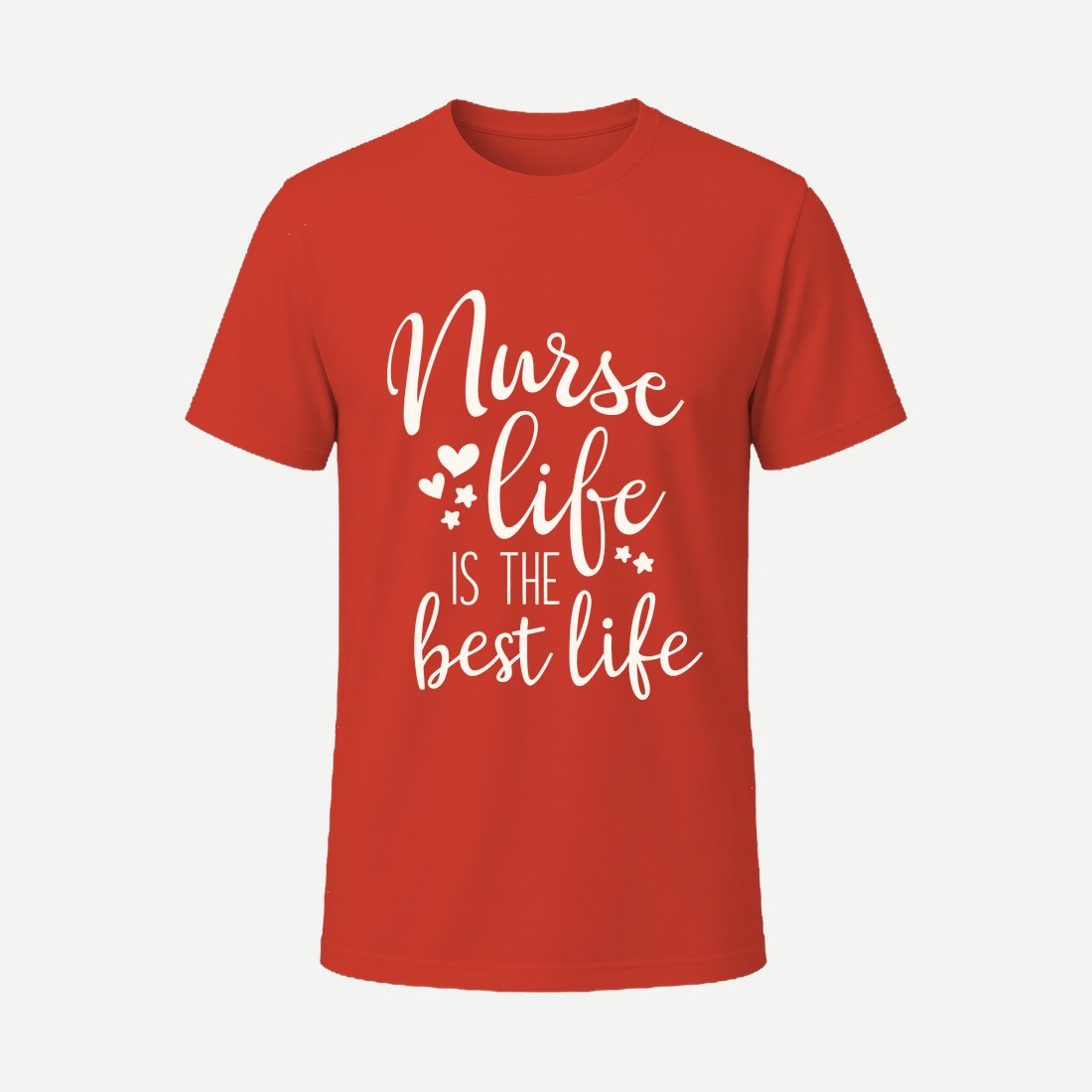 Nurse Life Is the Best Life 01 Red