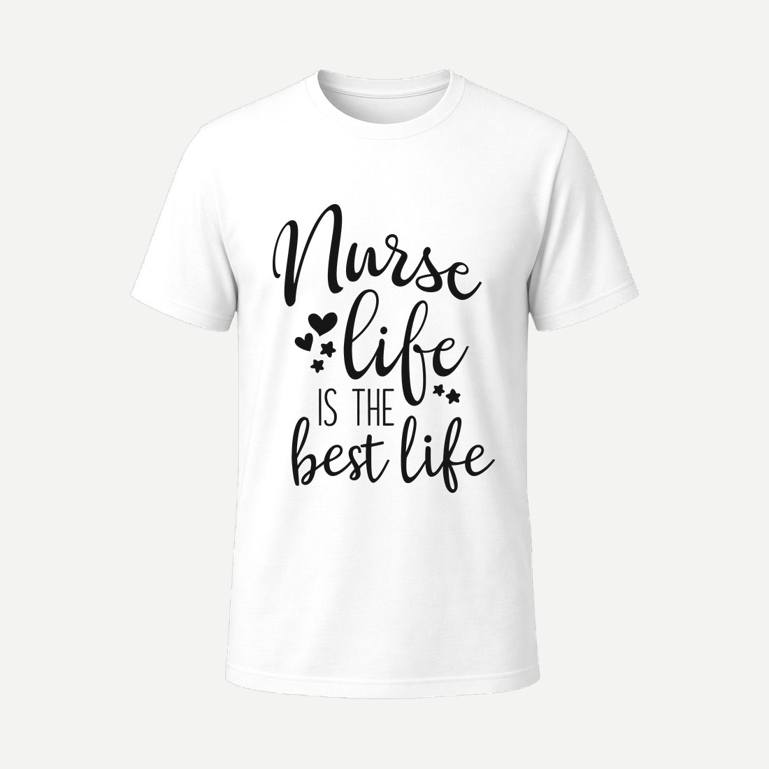 Nurse Life Is the Best Life 01 White