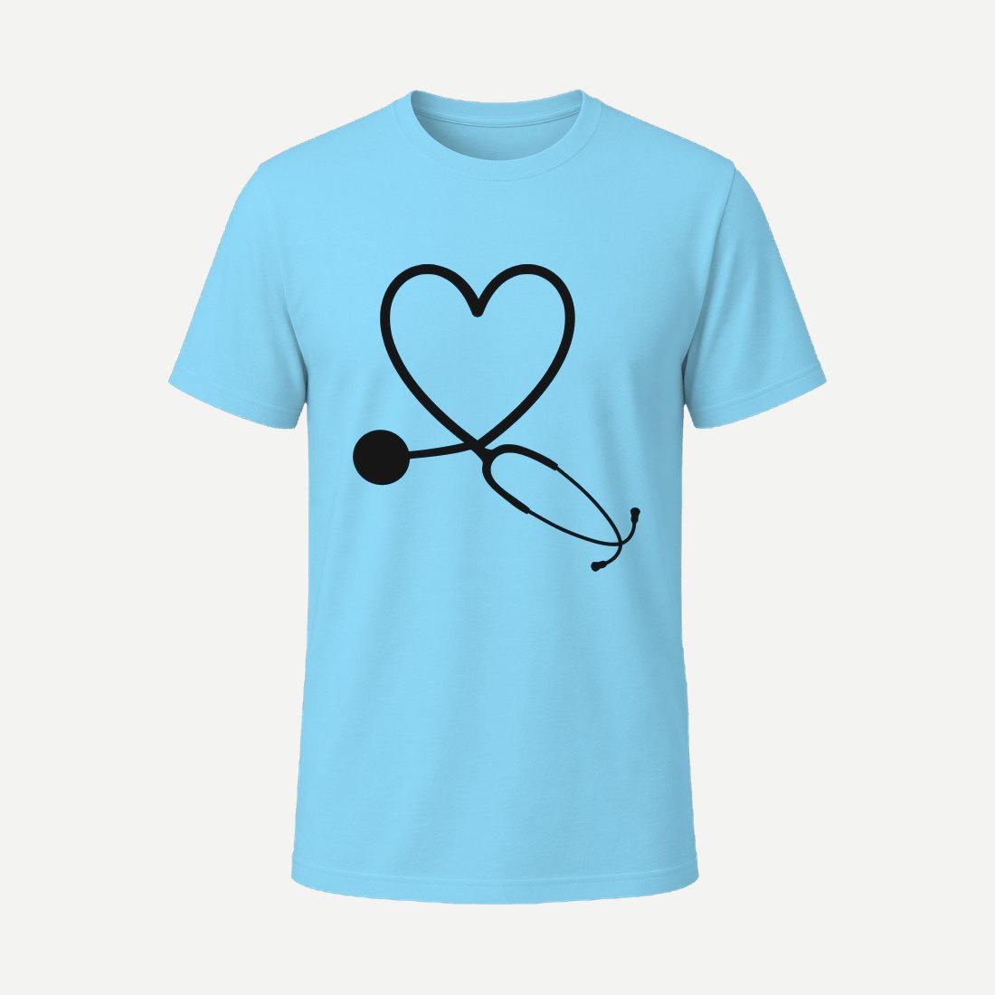 Nurse Monogram 1 Sky Blue