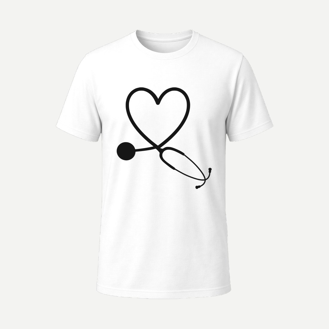 Nurse Monogram 1 White