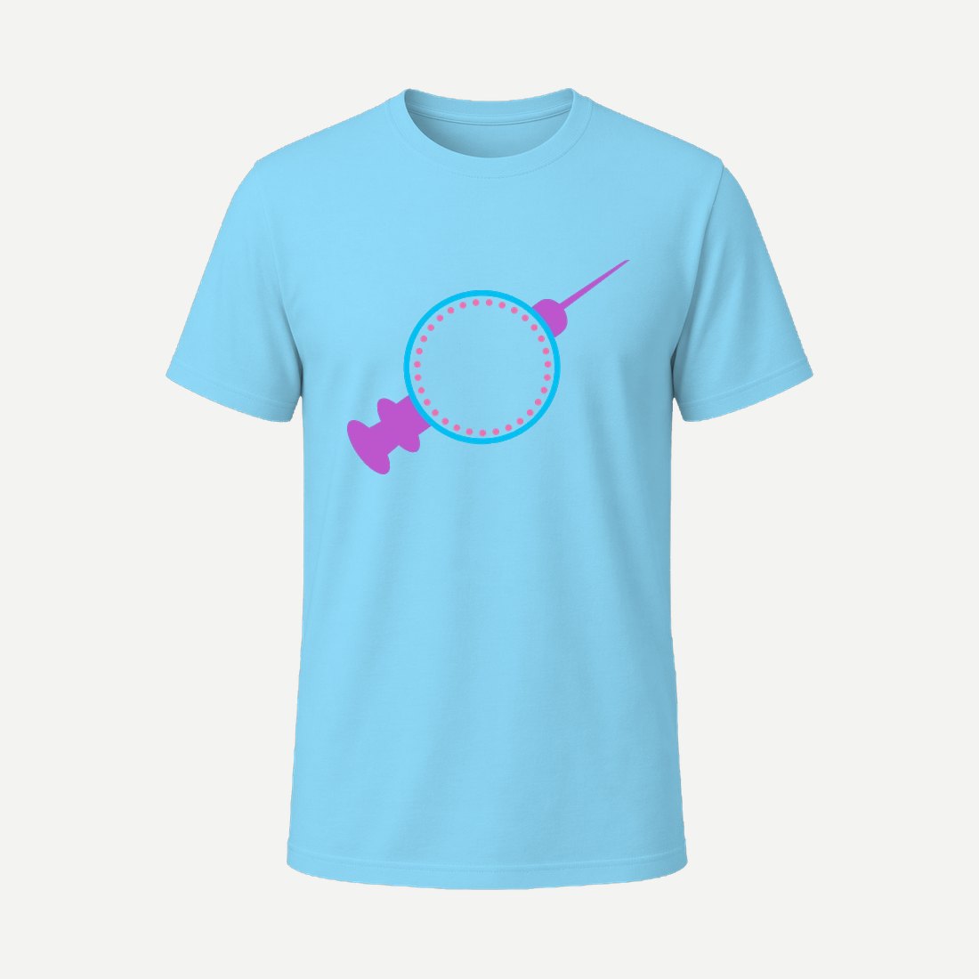 Nurse Monogram 10 Sky Blue