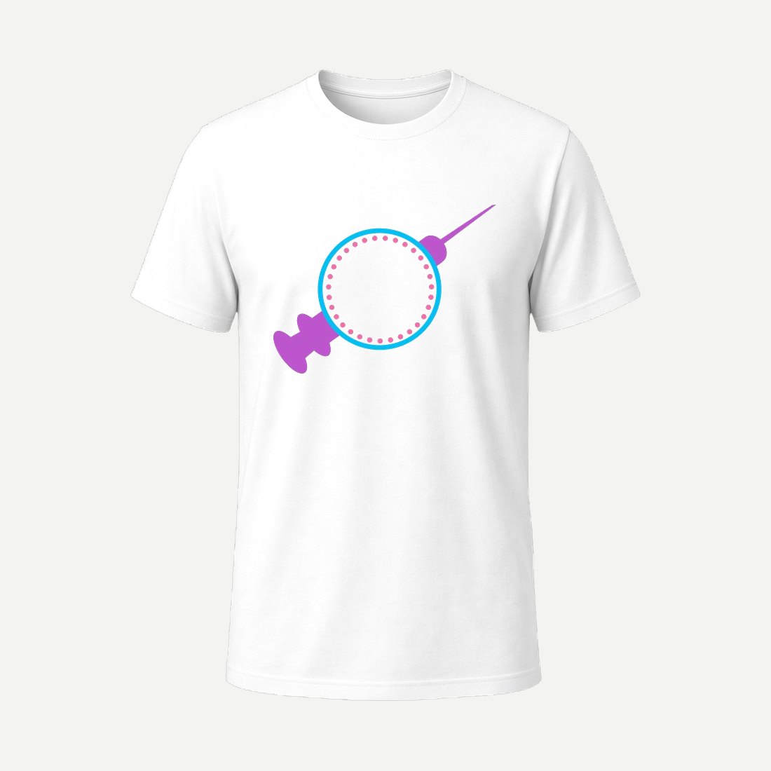 Nurse Monogram 10 White