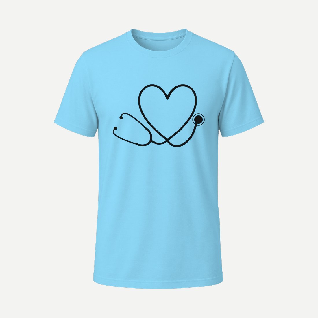 Nurse Monogram 2 Sky Blue