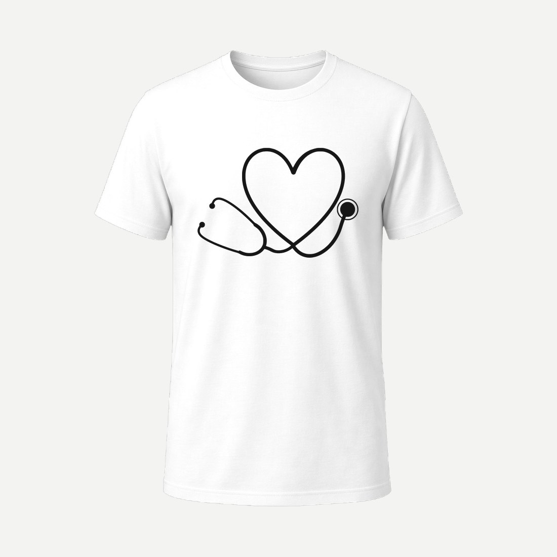 Nurse Monogram 2 White