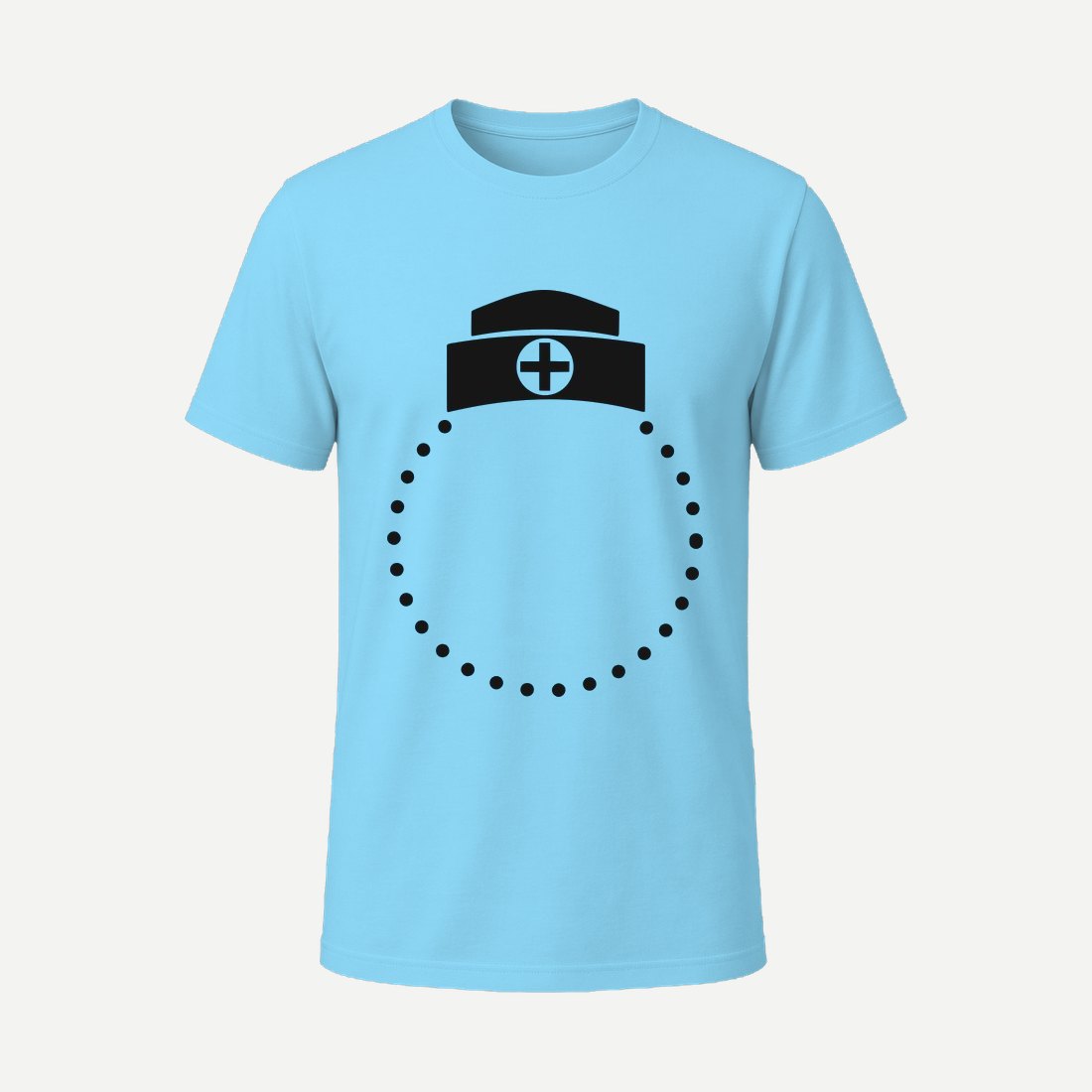Nurse Monogram 3 Sky Blue