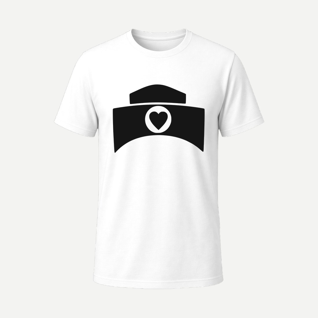 Nurse Monogram 5 White