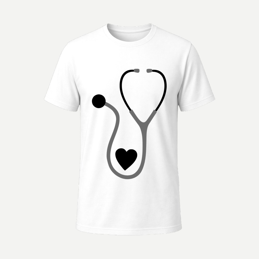 Nurse Monogram 8 White