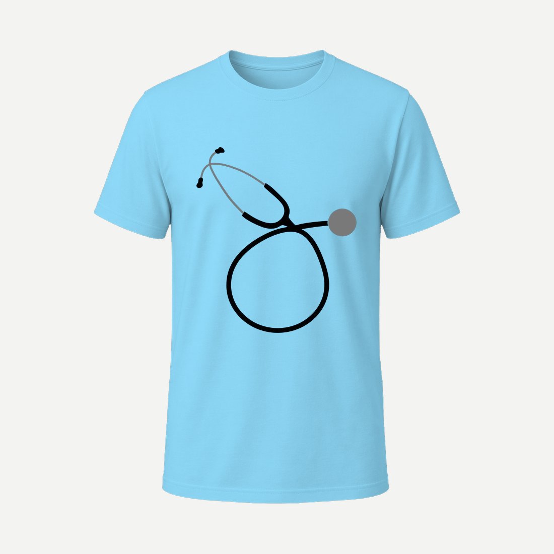 Nurse Monogram 9 Sky Blue