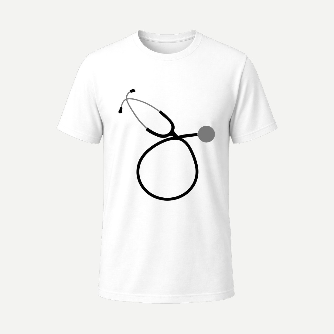 Nurse Monogram 9 White