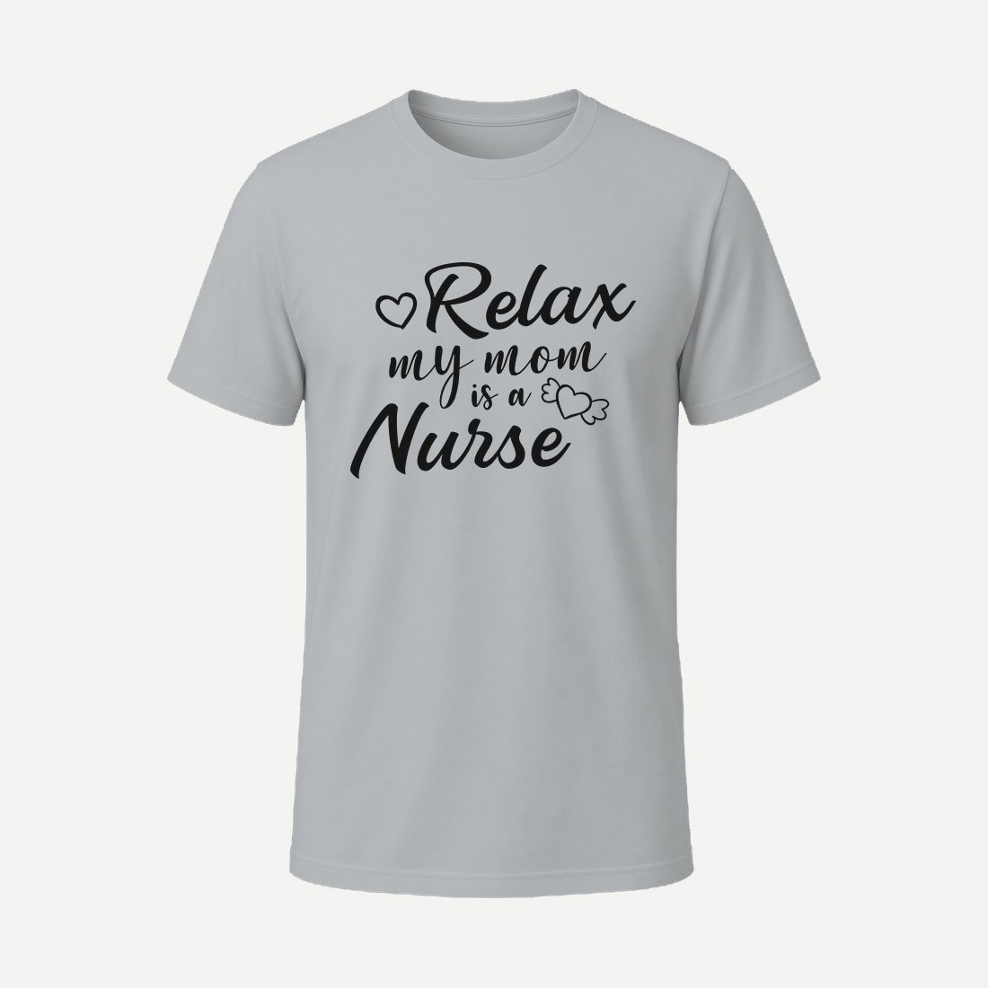Relax My Mom Is a Nurse 01 Charcoal