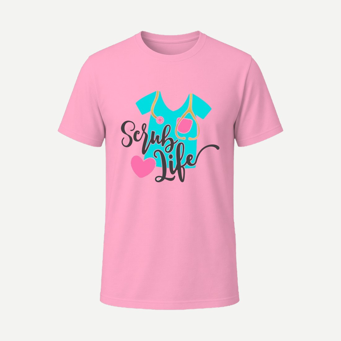 Scrub Life Pink