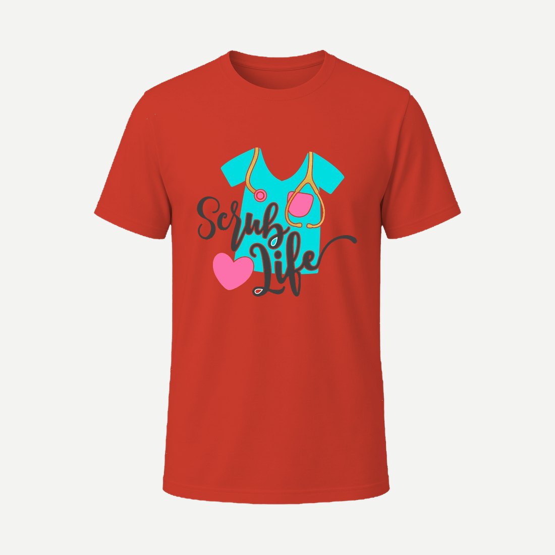 Scrub Life Red