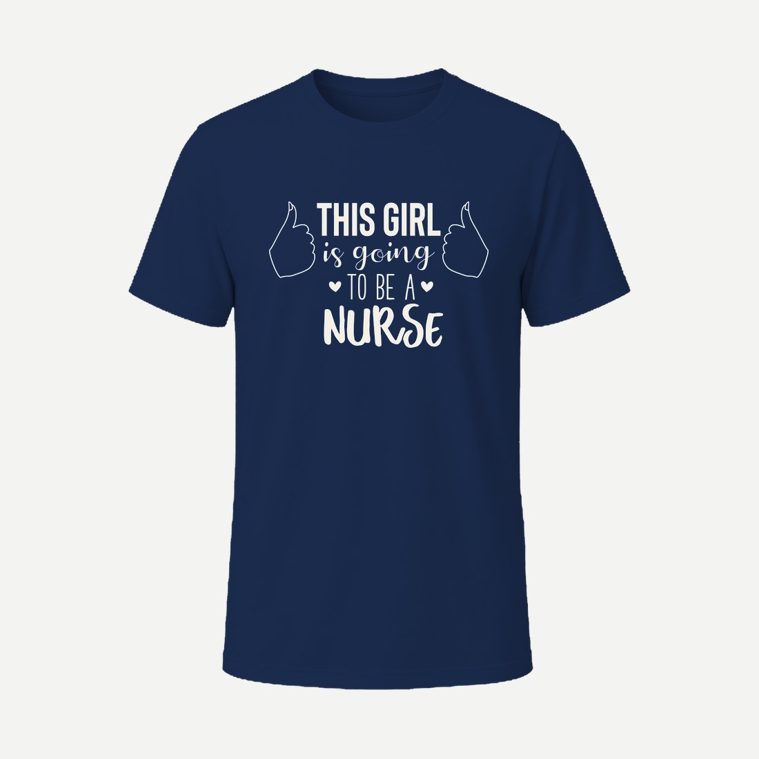This Girl Is Going to Be a Nurse 01 Navy