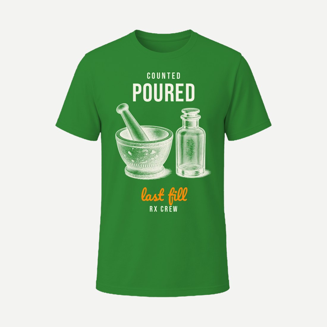Counted And Poured Green