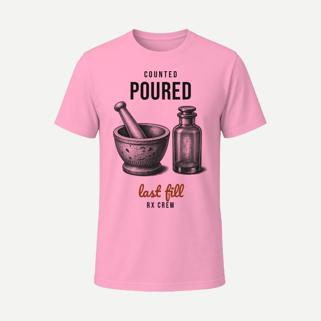 Counted And Poured Pink