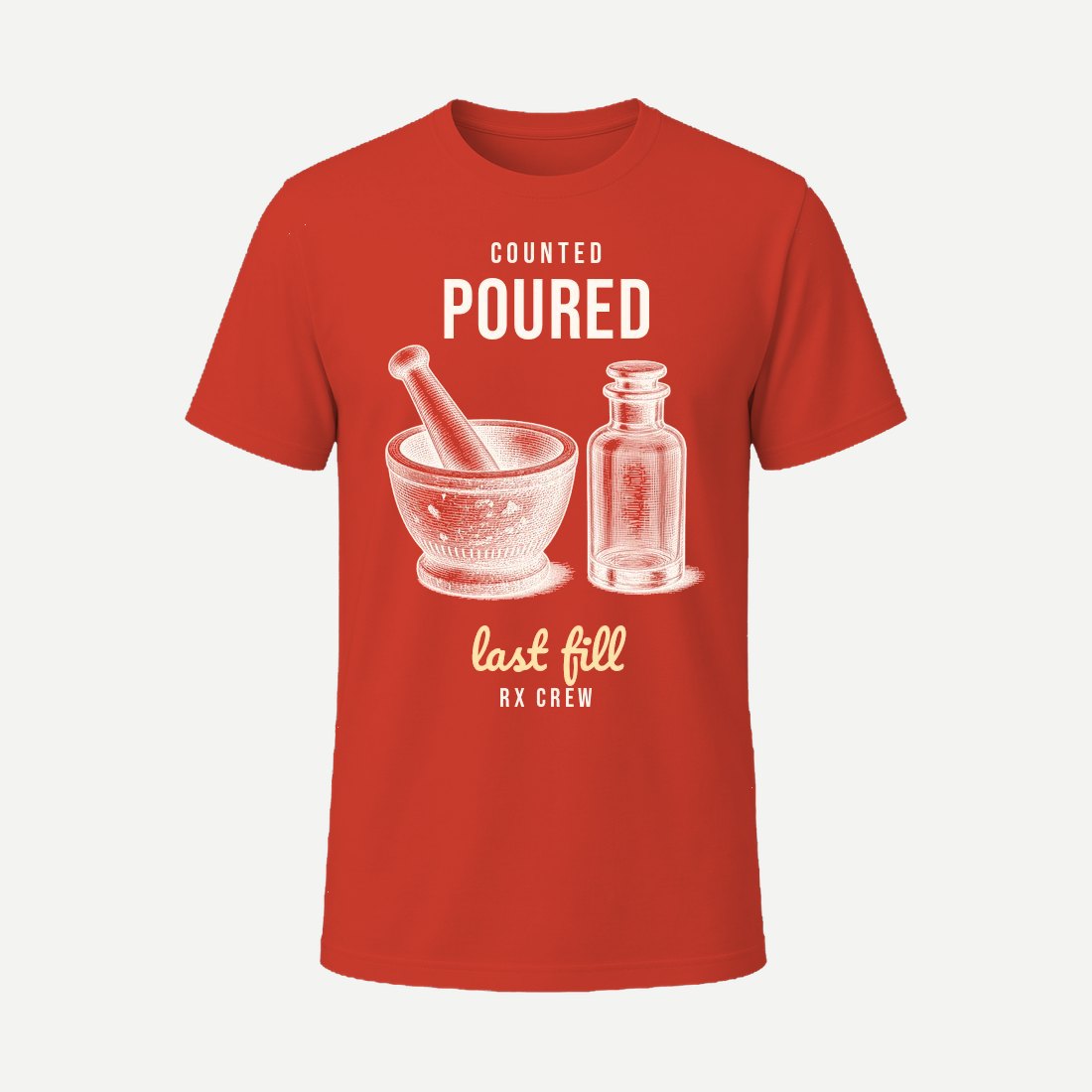 Counted And Poured Red