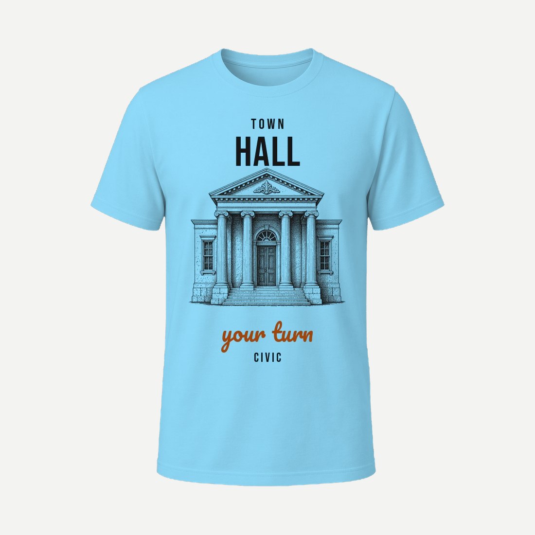 Town Hall Sky Blue