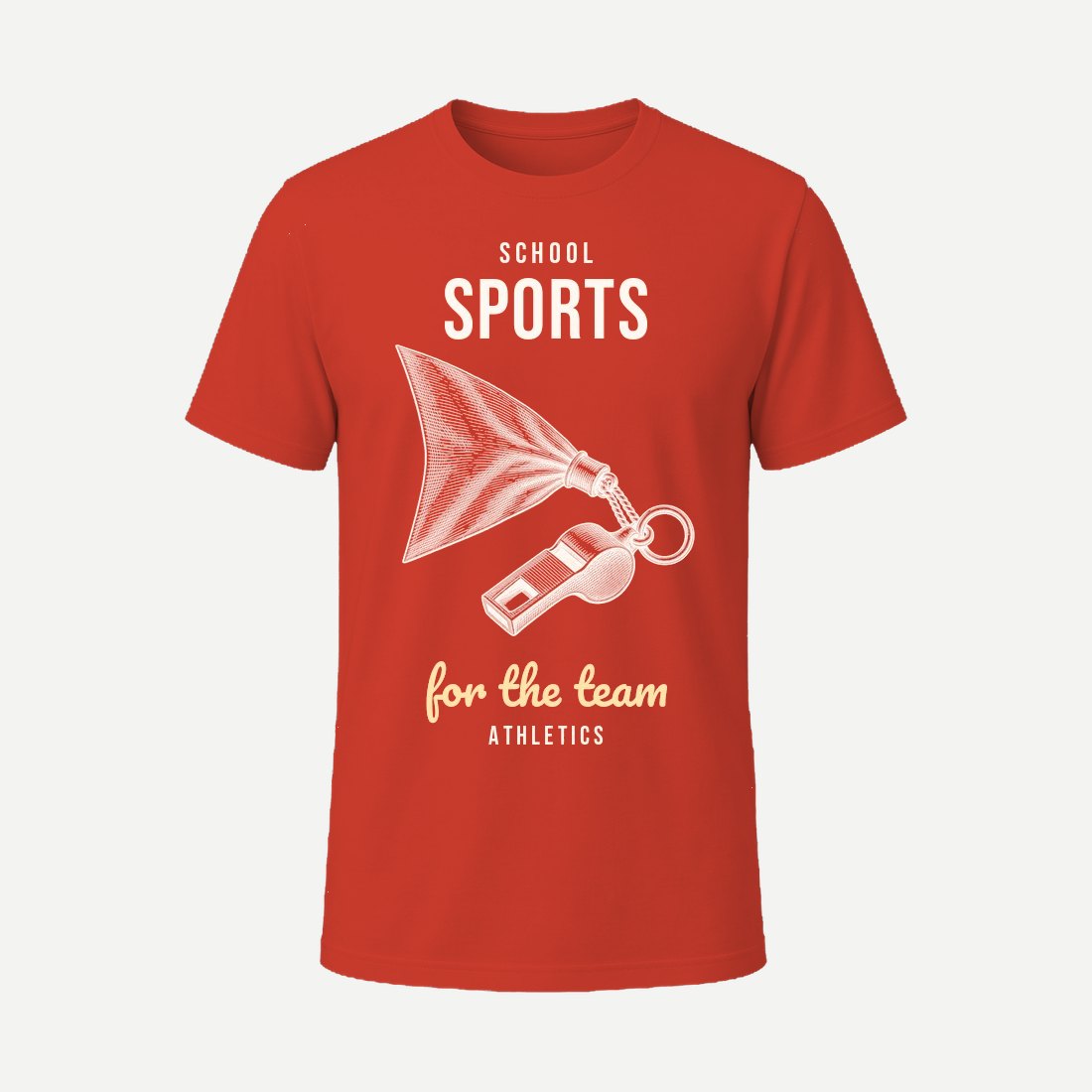 School Sports Red