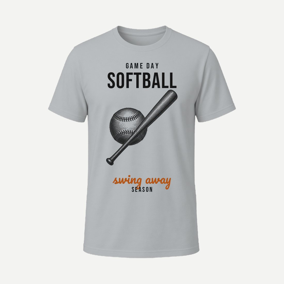 Softball Season Charcoal