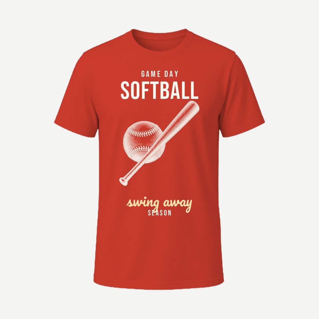 Softball Season Red
