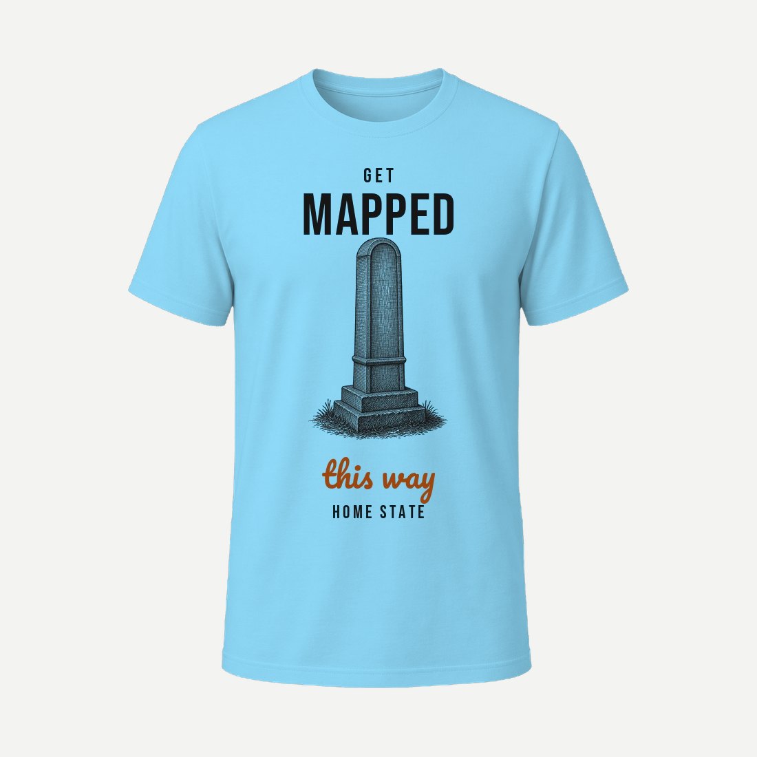Mapped Sky Blue