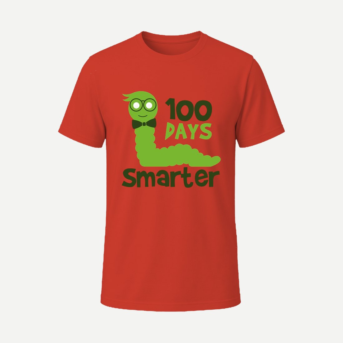 Days Smarter Svg Boy Red