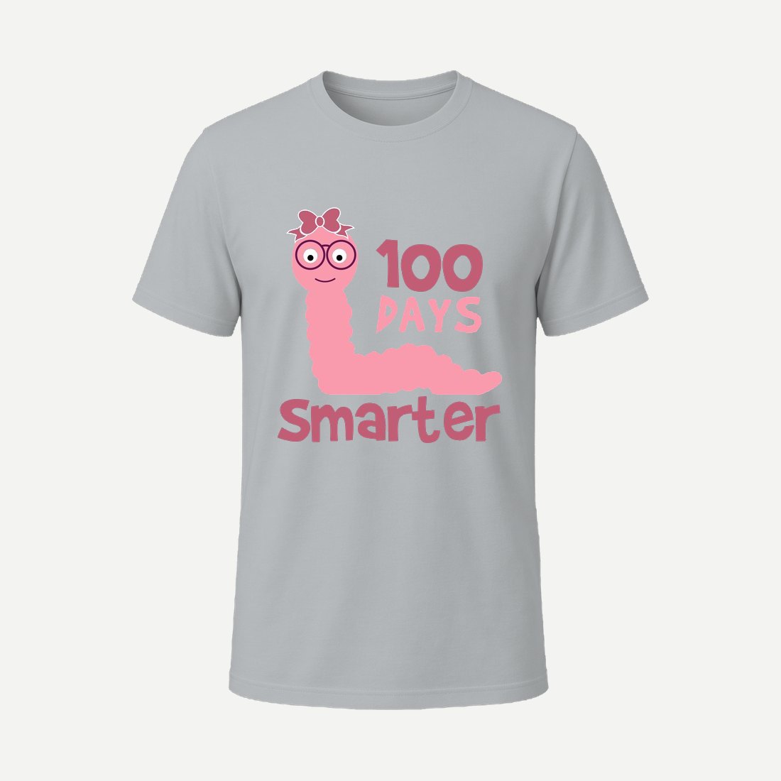 Days Smarter Svg Girl Charcoal