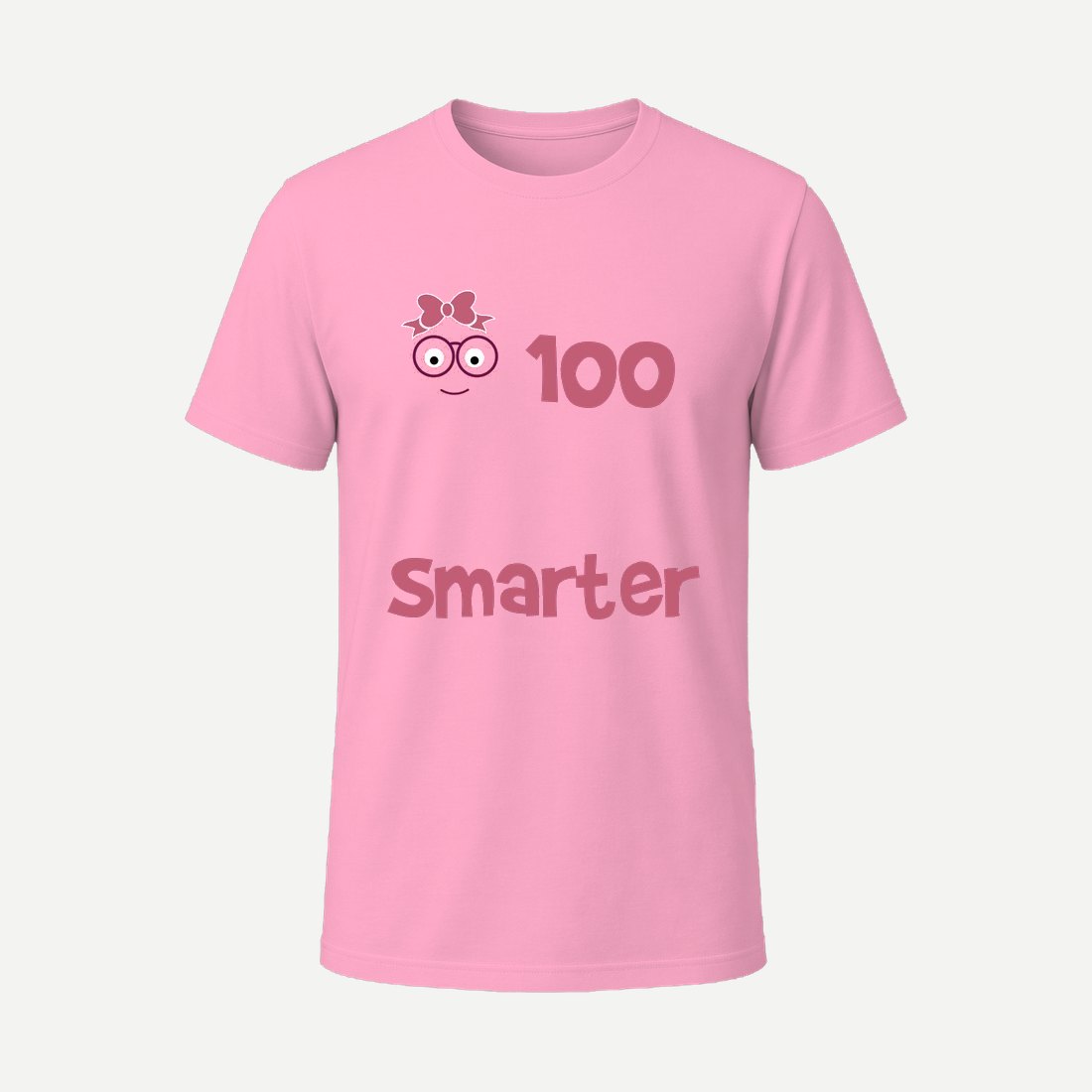 Days Smarter Svg Girl Pink