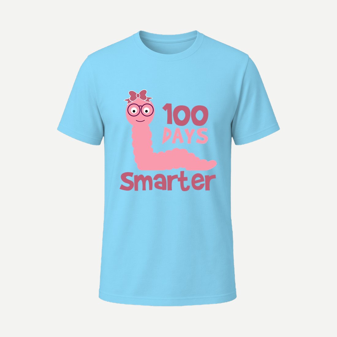 Days Smarter Svg Girl Sky Blue