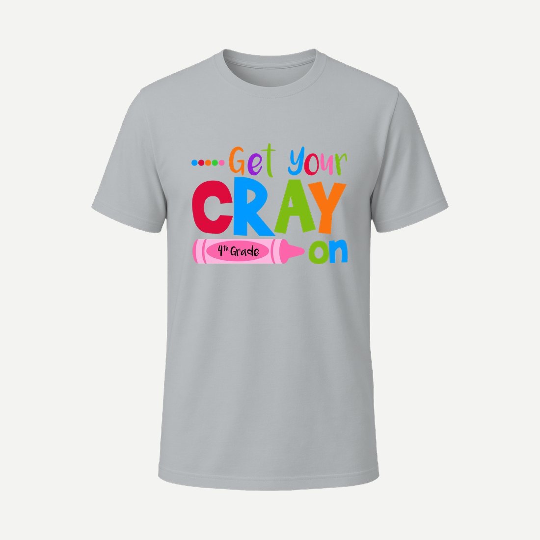 Get Your Cray on 4th Grade Charcoal