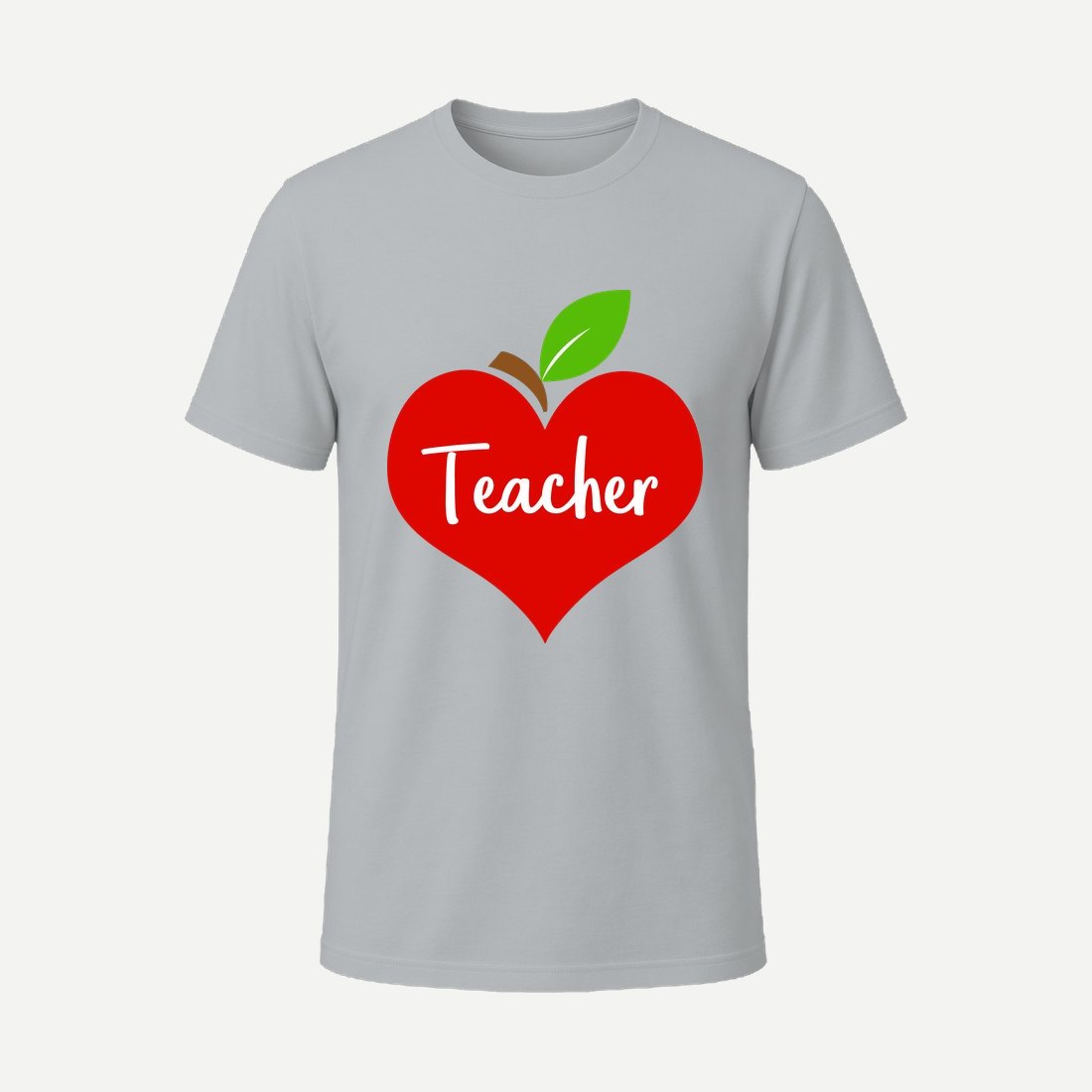 Apple Heart Teacher Charcoal