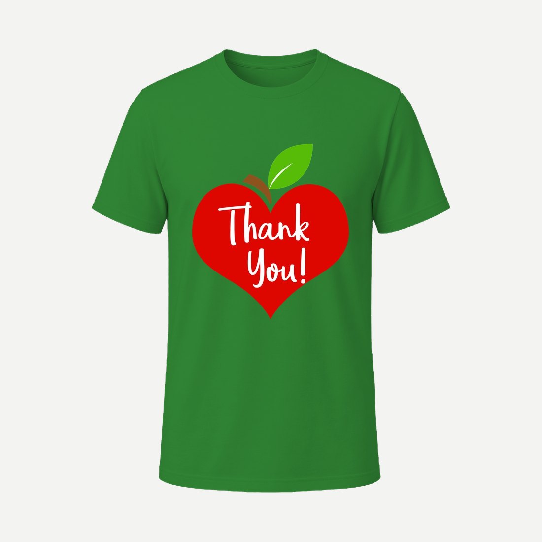 Apple Heart Thanks You Green
