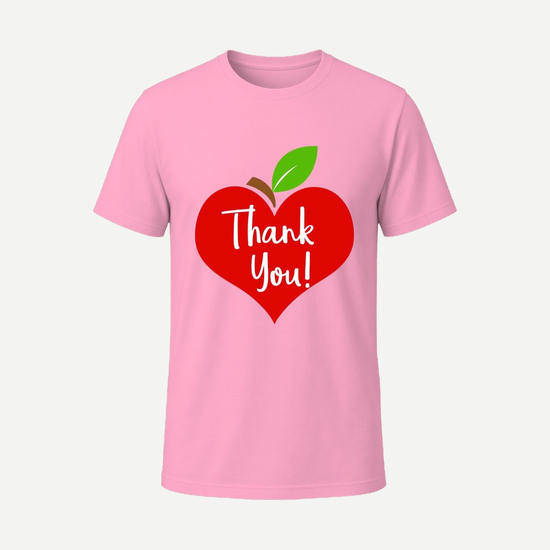 Apple Heart Thanks You Pink