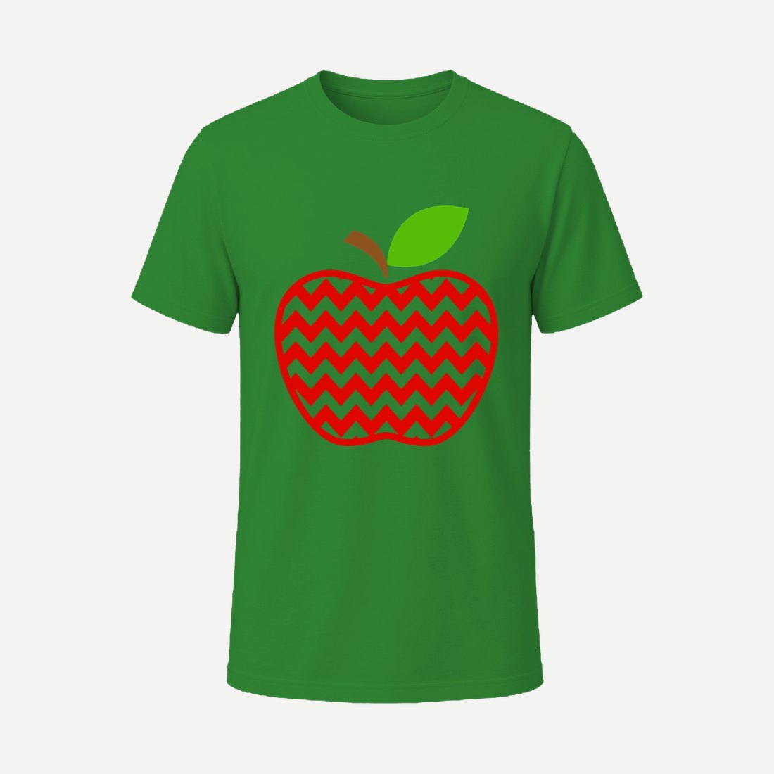 Chevron Apple Monogram 02 Green