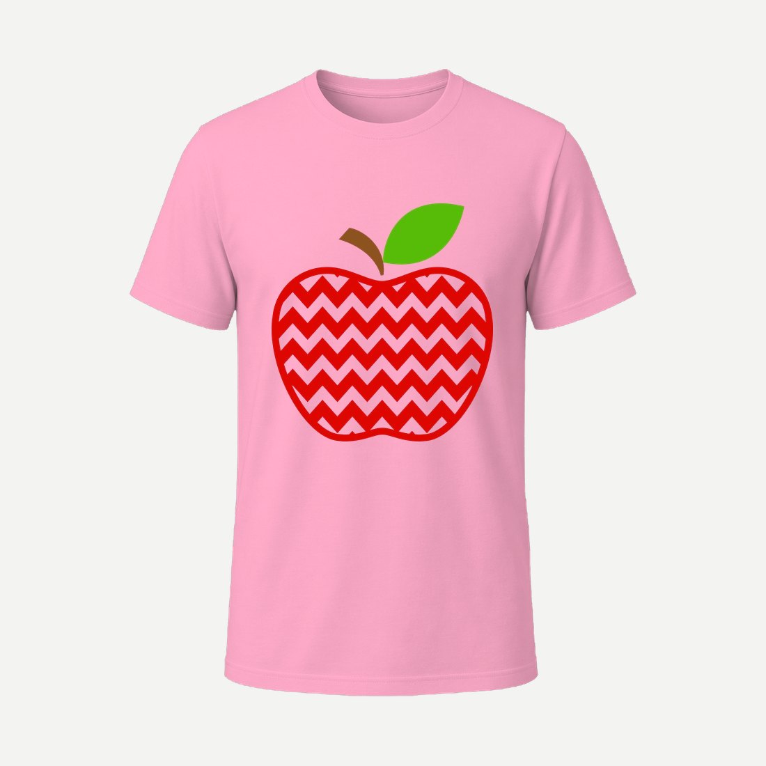Chevron Apple Monogram 02 Pink