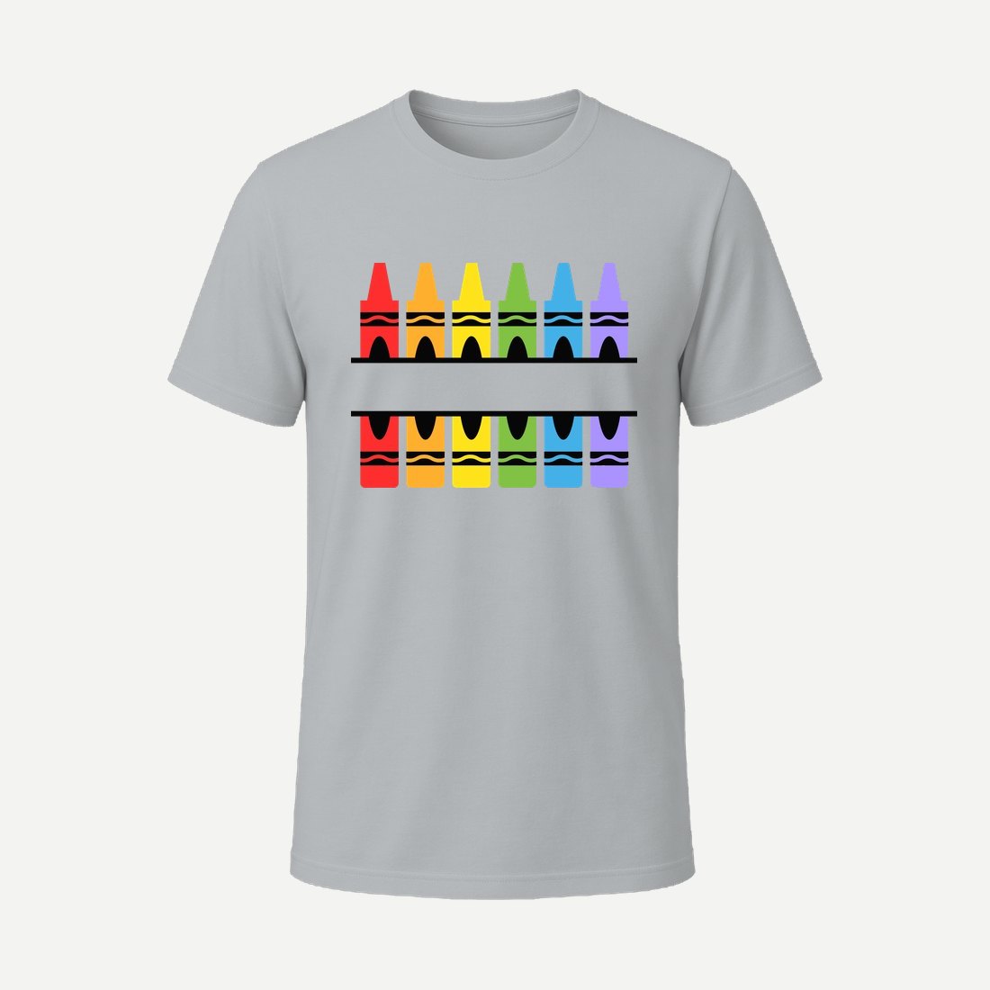 Crayon Split Monogram Charcoal