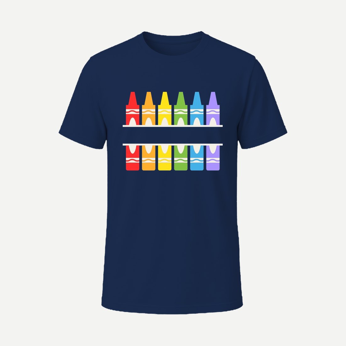 Crayon Split Monogram Navy