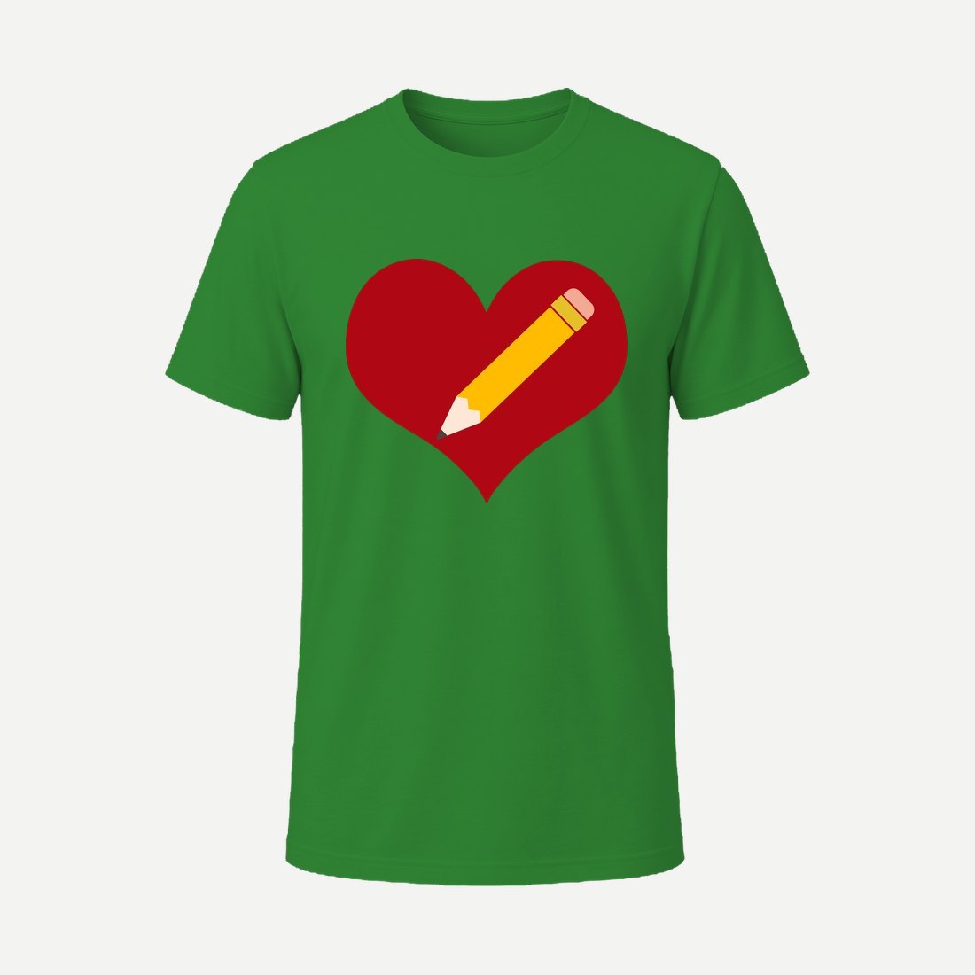 Heart Pencil 01 Green