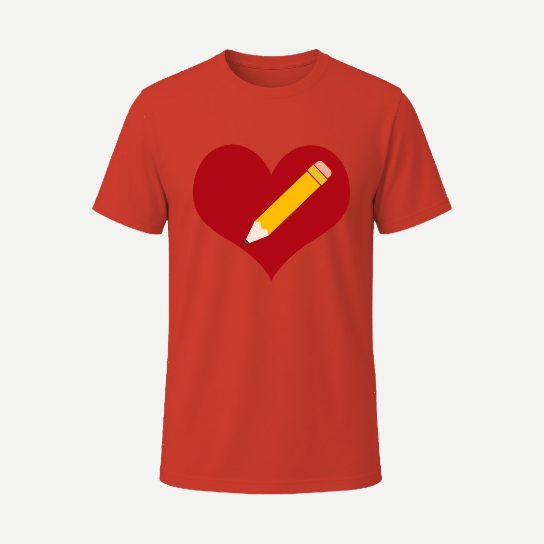 Heart Pencil 01 Red