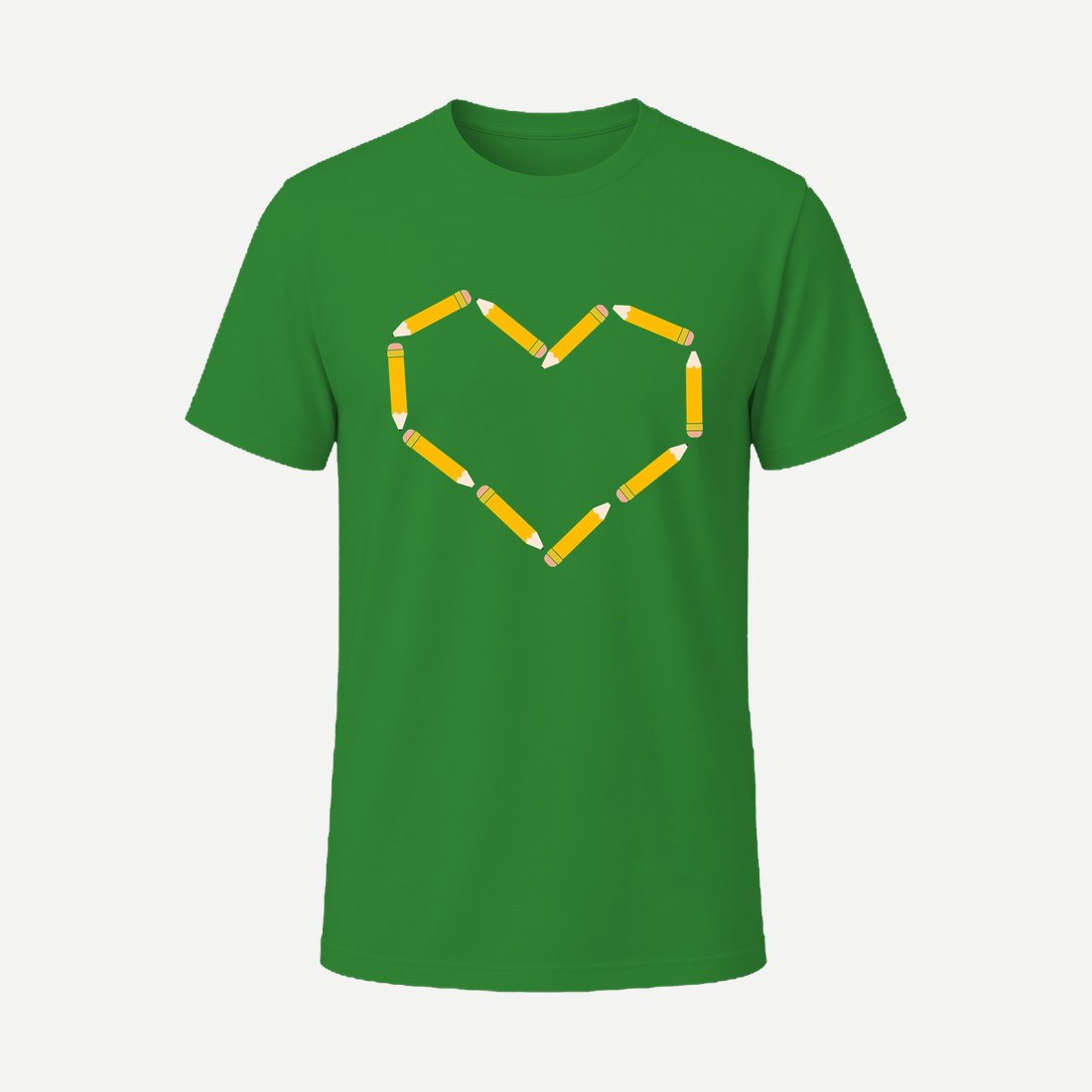 Heart Pencil 06 Green