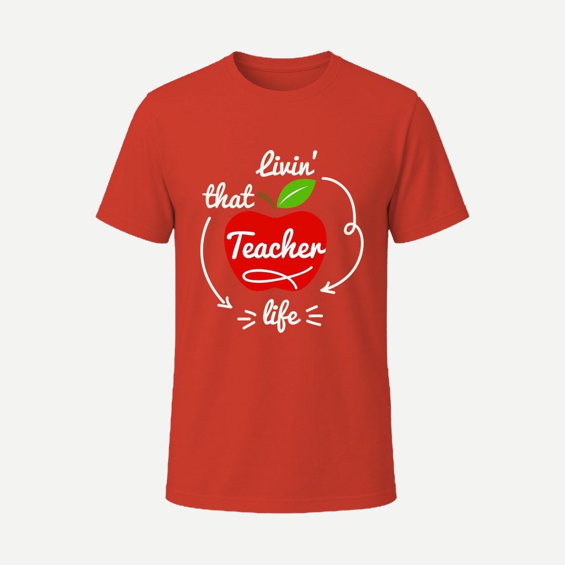 Livin That Teacher Life Red