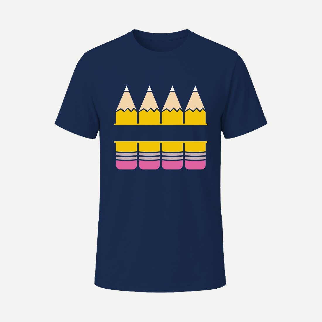 Pencil Monogram 03 Navy