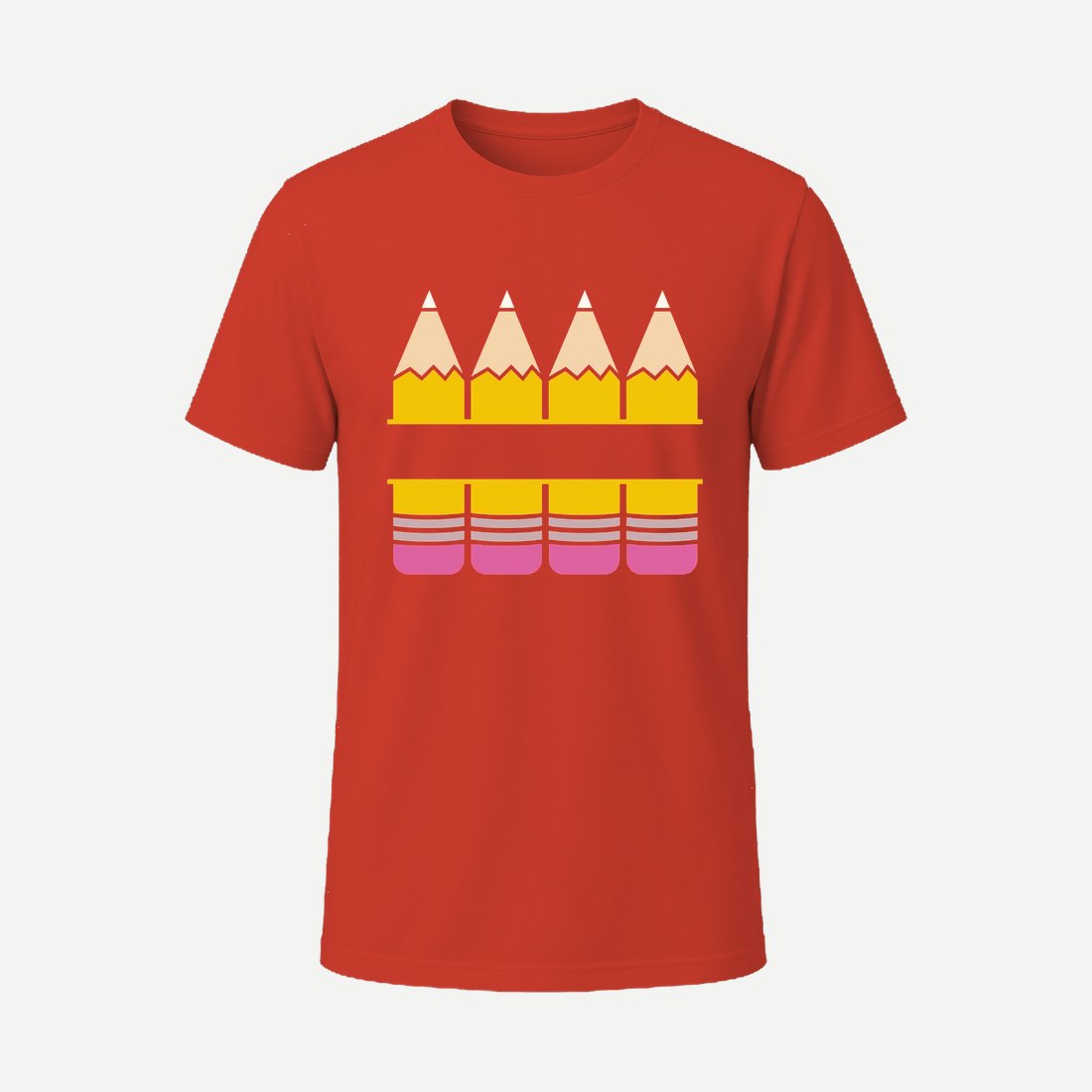 Pencil Monogram 03 Red