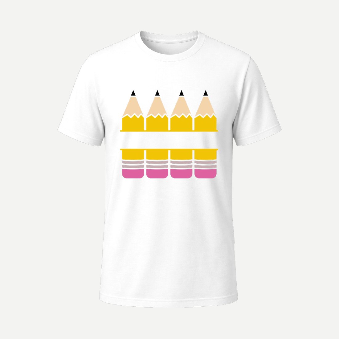 Pencil Monogram 03 White