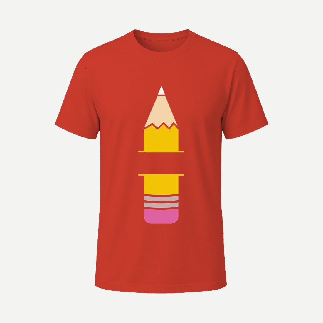 Pencil Monogram 04 Red