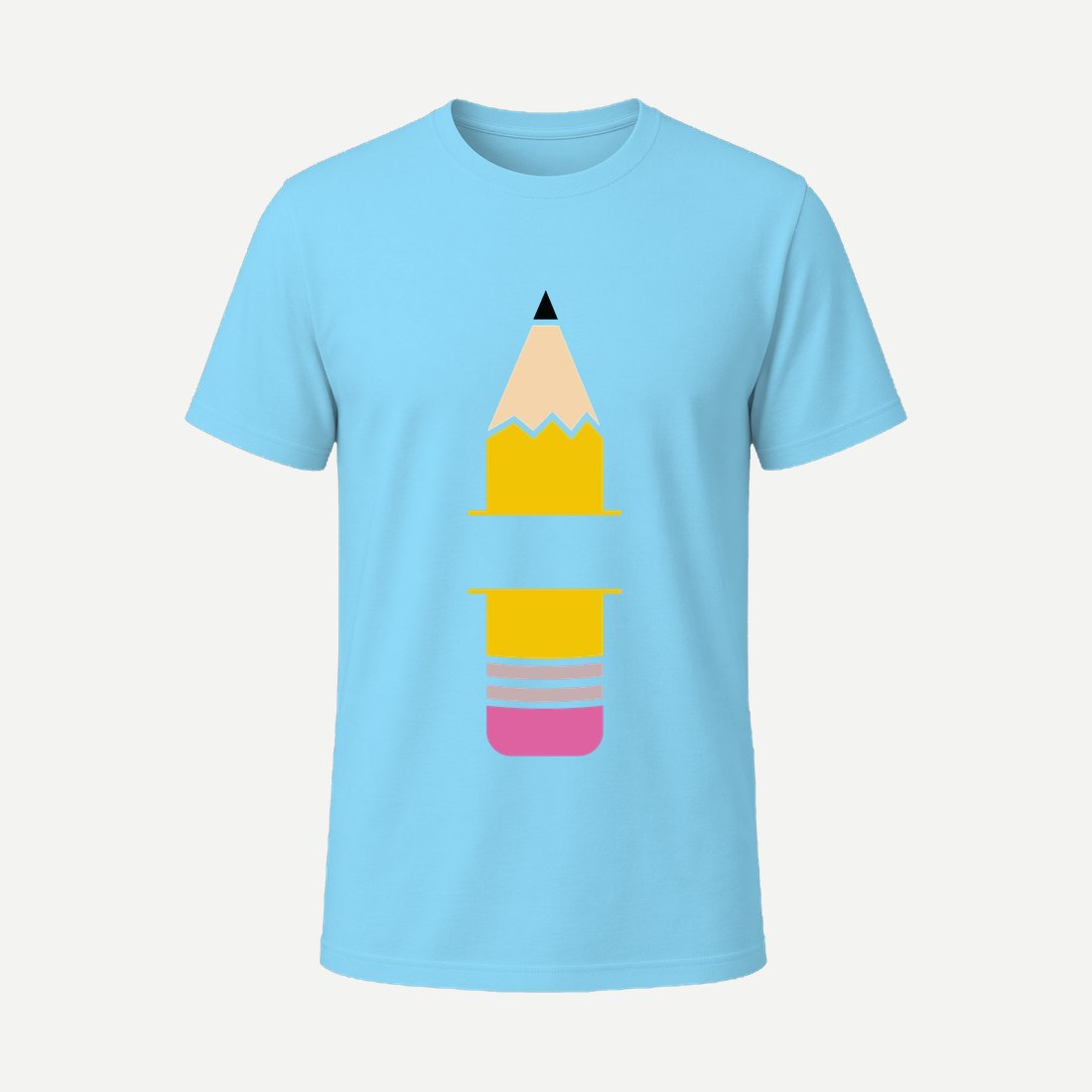 Pencil Monogram 04 Sky Blue